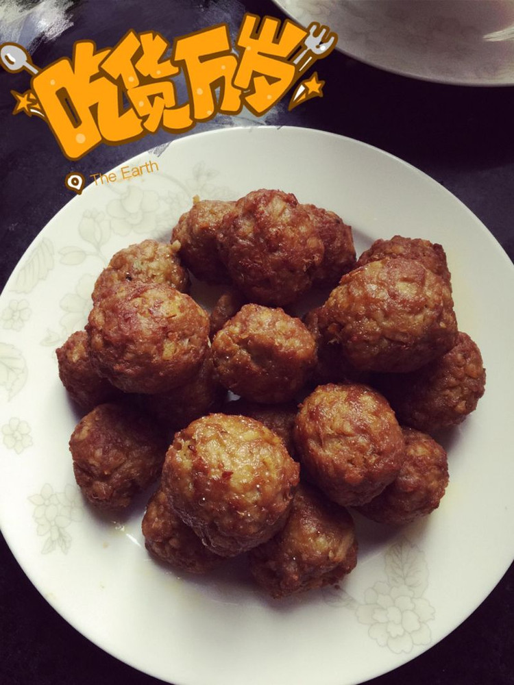 香炸莲藕丸子的做法