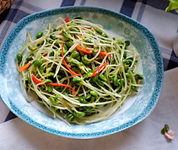 爽快的黑豆苗#我要上首页家常酸辣菜#的做法