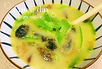 喝一口会就爱上的～黄瓜皮蛋汤的做法