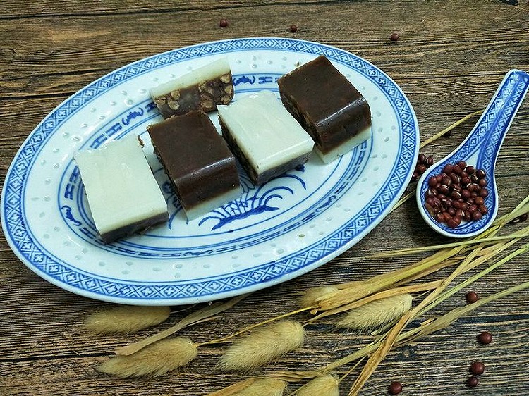 双色红豆糕的做法