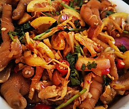 爽口开胃的柠檬鸡爪的做法