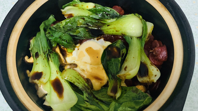 腊肠饭的做法