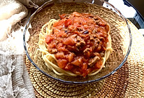 必胜客肉酱面家庭版～意大利肉酱面#餐桌上的春日限定#的做法