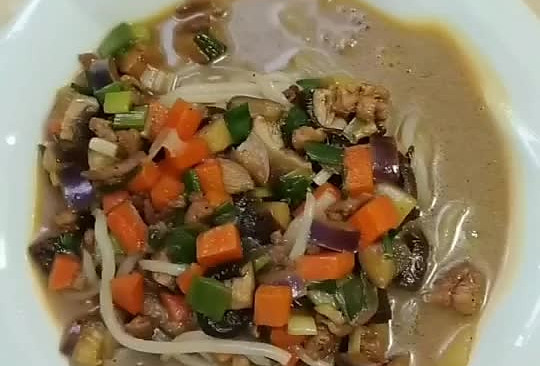家庭版米线的做法