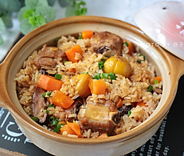 电饭煲排骨焖饭‼️米饭粒粒分明，咸香入味，超级好吃的做法