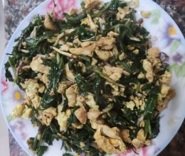 #素食主义#曲曲牙炒鸡蛋的做法