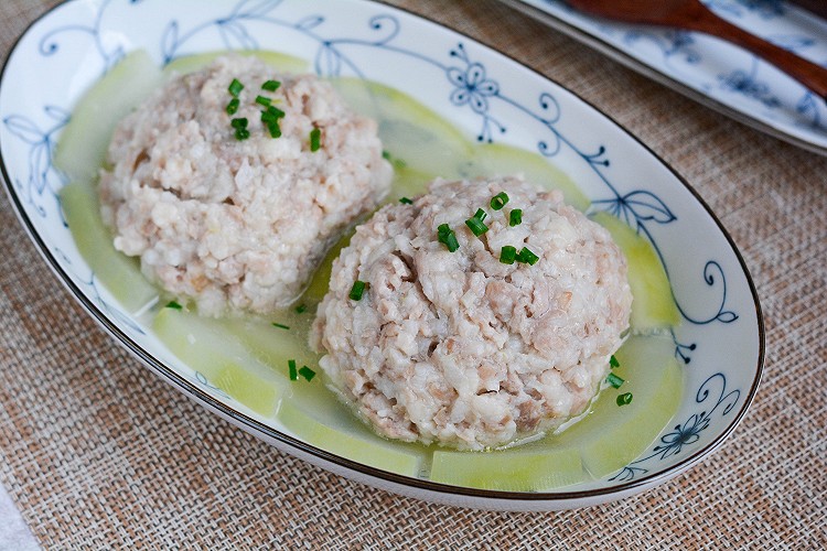 清蒸狮子头的做法