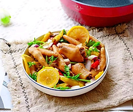 柠檬鸡爪的做法