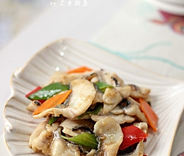 滑炒黑鱼片的做法