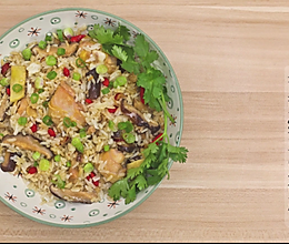 香菇红枣鸡煲仔饭的做法