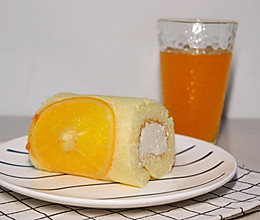 橙香蛋糕卷的做法