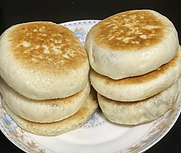 花生酱黑芝麻酱馅饼，松松软软好香口的做法