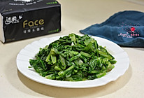 蒜茸油麦菜#洁柔食刻,纸为爱下厨#的做法