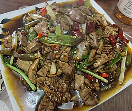爆炒泡椒腰花的做法