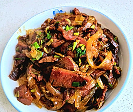 驴肉盖米饭的做法