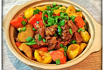 板栗烧牛肉的做法
