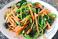 清炒菠菜的做法