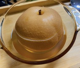 冰糖花椒炖雪梨的做法