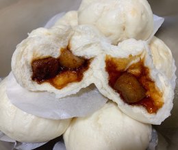 8分钟蒸出松软可口叉烧包，不塌陷不回缩的做法