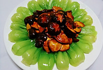 香菇扒油菜的做法