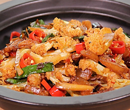 干锅花菜 | 小食刻的做法