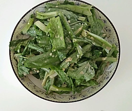 凉拌油麦菜的做法
