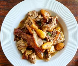 健脾消积又滋阴～黄皮焖烧鸭的做法