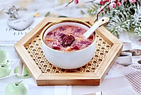 #美食说出“新年好”#紫薯花生小米粥的做法