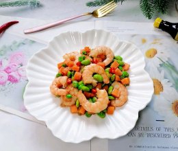 #刘畊宏女孩减脂饮食#胡萝卜炒虾仁的做法