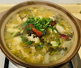 一顿不过瘾的酸菜鱼片的做法