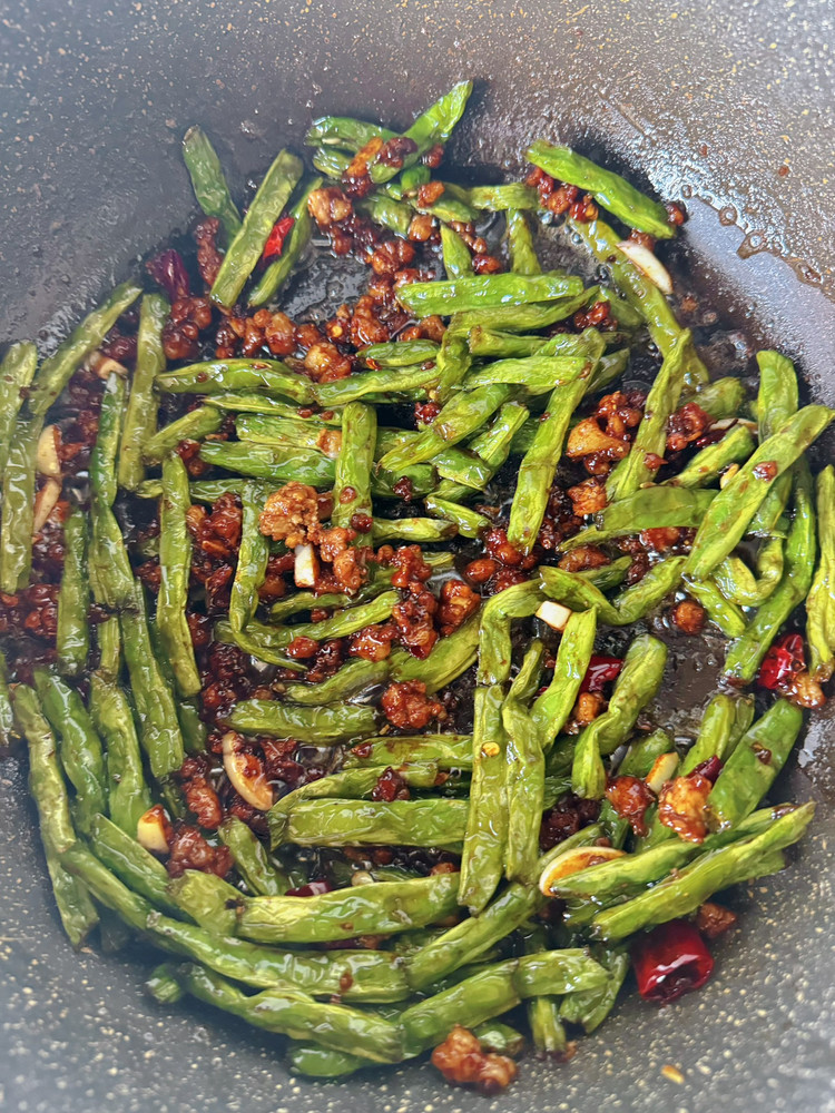 干煸肉末豆角的做法