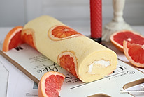 瘦身美白，富含维C的西柚蛋糕卷的做法