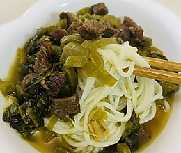 酸菜牛肉面的做法