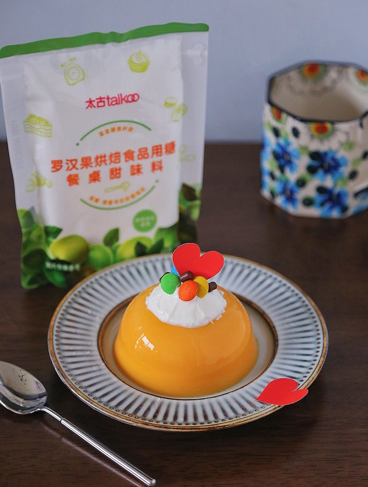 细腻丝滑，低卡美味小甜品～南瓜奶冻的做法