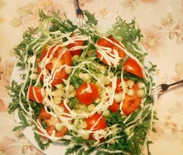 夏日减肥法宝——苦菊小番茄沙拉的做法