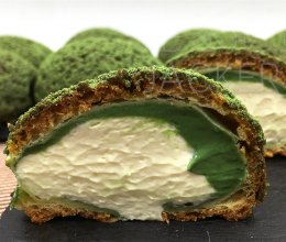 抹茶双色奶油泡芙,丝滑奶油与香醇抹茶,让人回味无穷。的做法