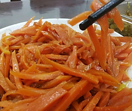 清蒸胡萝卜丝的做法