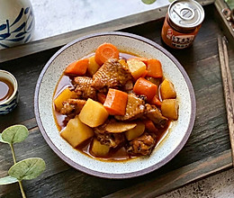 红烧土豆鸡翅 这样做太香了的做法