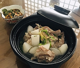 清水羊肉炖白萝卜的做法