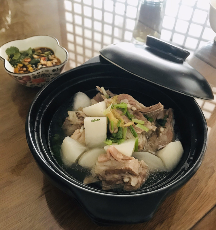 清水羊肉炖白萝卜的做法
