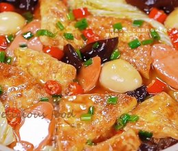 白菜豆腐粉丝煲的做法