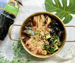 #珍选捞汁 健康轻食季#爽口解腻-捞汁什锦的做法