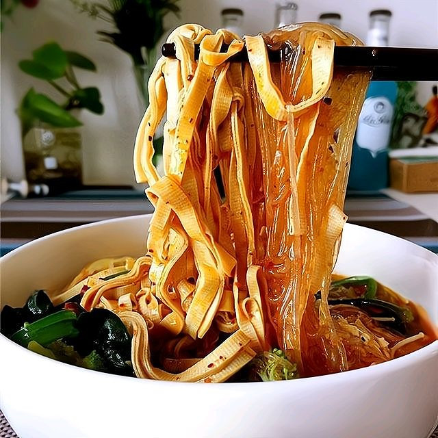 自制鲜香纯素麻辣烫的做法