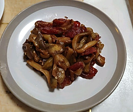 茄子炒腊肠的做法