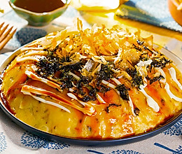 巧用电饭煲做巨大章鱼烧的做法