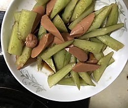 凉拌黄瓜火腿的做法