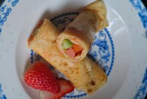 早餐-鸡蛋卷饼的做法