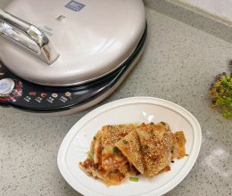 #利仁小钢人电饼铛#鲜肉葱花饼!的做法