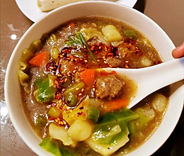 肉丸胡辣汤的做法