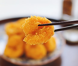 黄金虾球，不用炸粉也香酥的做法